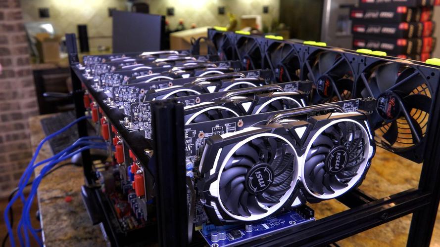 A high-efficiency ASIC miner in action, powering BTC operations in a European facility