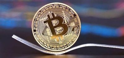 A vast Bitcoin mining farm with rows of ASICs humming away.